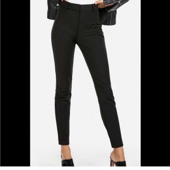 Express Pants - Express Skinny Extreme Stretch High-Rise Black Dress Pants Size 8